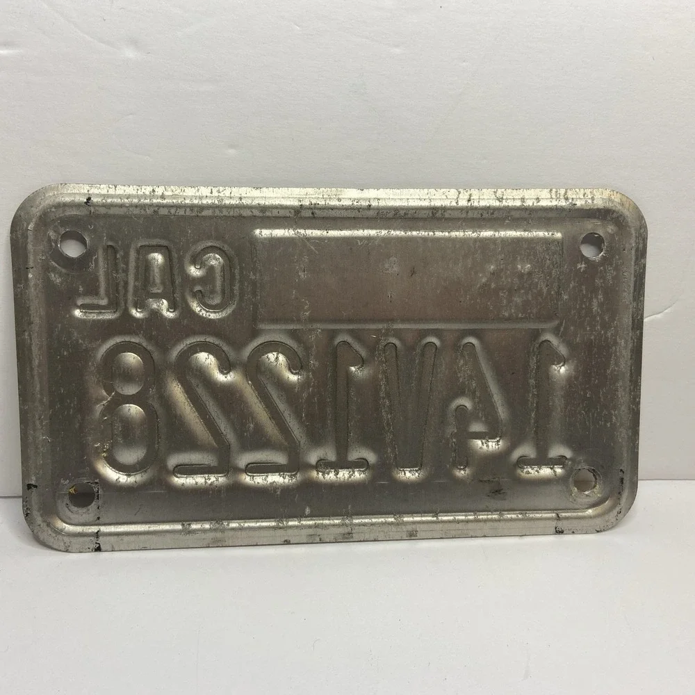 California Motorcycle License Plates 2013 Issued‎ Year